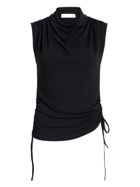 Proenza Schouler White Label Elna cowl-neck drawstring top Black WL2544595JY127