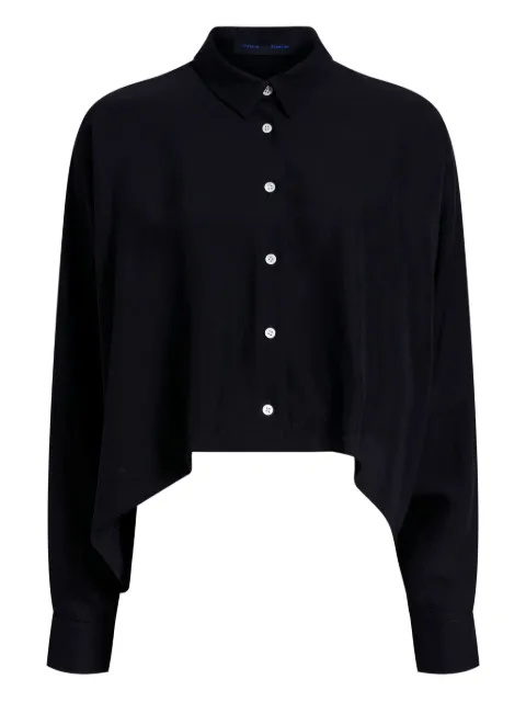 Proenza Schouler draped button-up shirt Black R2544007AY213