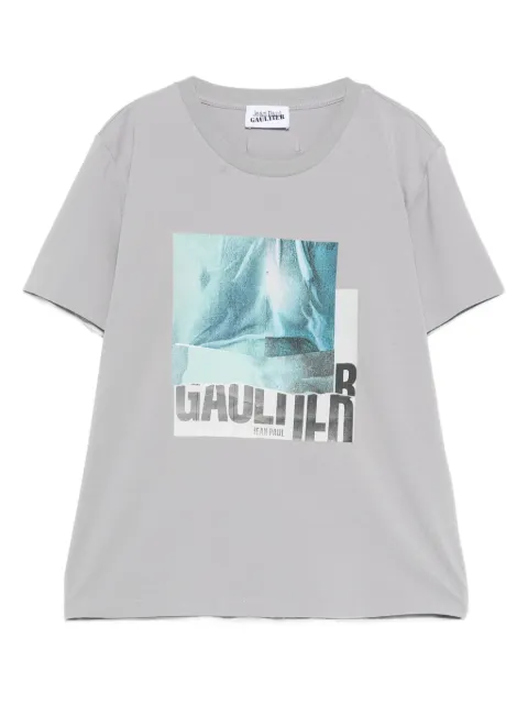 Jean Paul Gaultier graphic-print T-shirt Grey WTO294J002