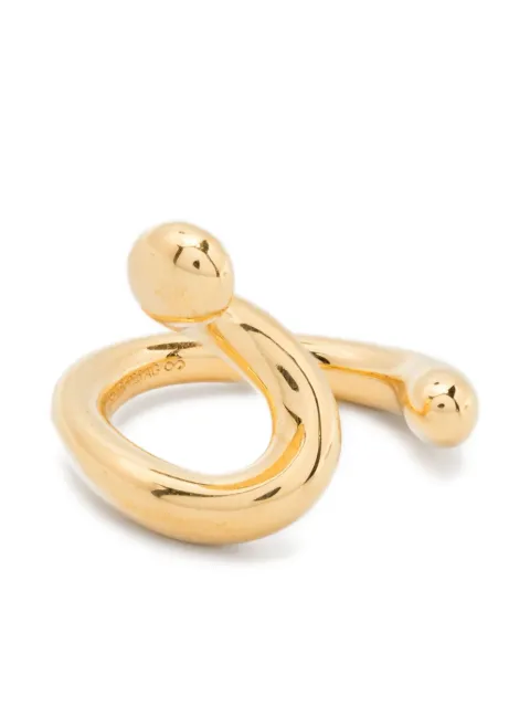 Maria Black whirl single ear cuff Gold 200171YGL