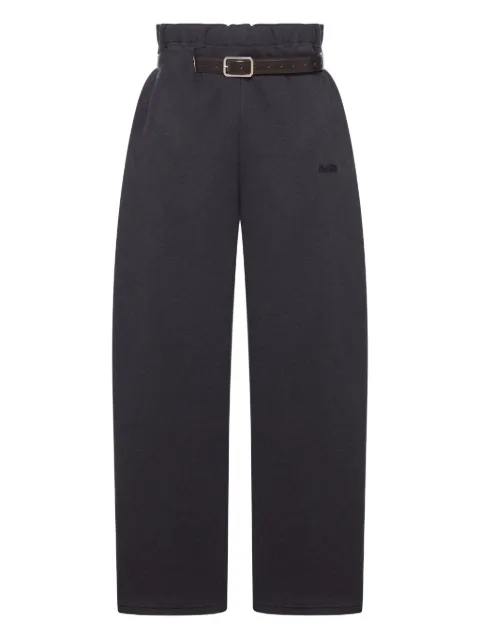 Magliano belted cotton trousers Black MGFW25PA050123283