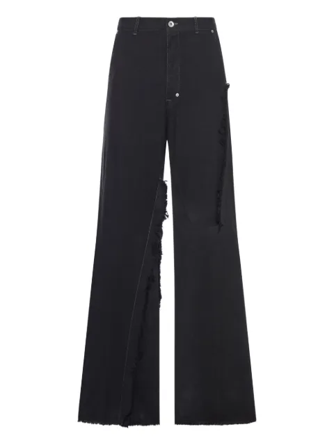 Rick Owens Joris cotton-denim trousers Black RR02E1308BBCL