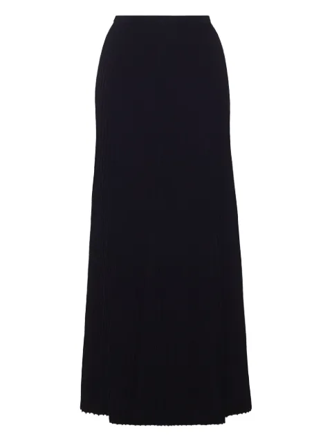 Adam Lippes Juno ribbed skirt Black F25616VI
