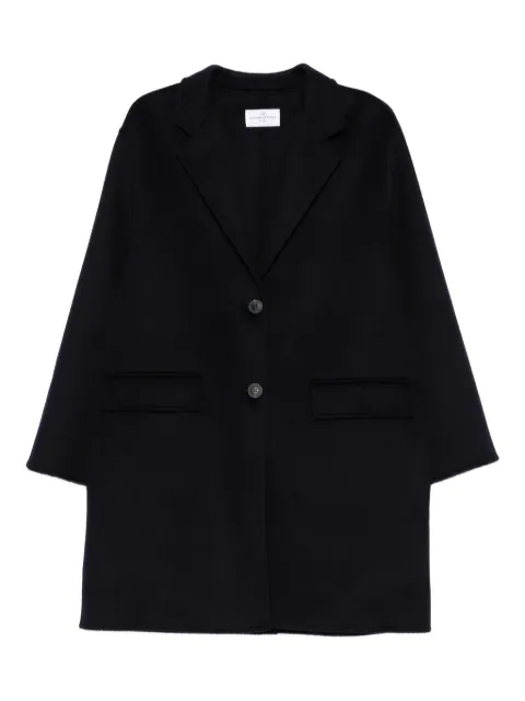 THE DYNAMIS STUDIO button-fastening coat Black OXFORDNBL320