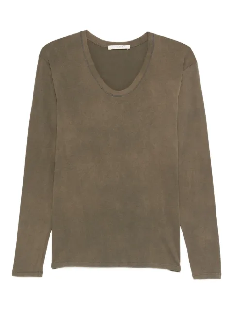 6397 long-sleeve round-neck T-shirt Green NT680