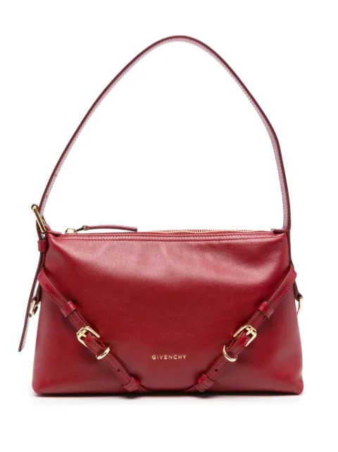 Givenchy mini Voyou buckle-detail leather tote bag Red BB514XB2AE