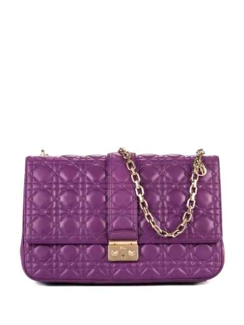 Christian Dior Pre-Owned Miss Dior quilted chain bag Purple 12MA0152
