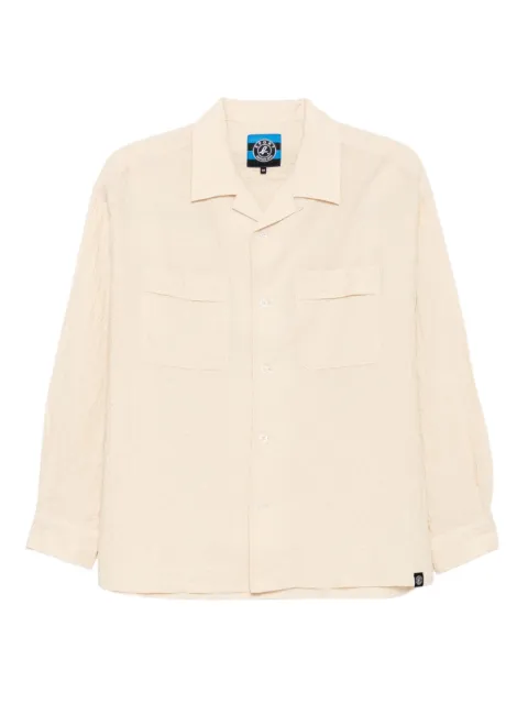 SPORT b. by agnès b. seersucker shirt Neutrals C691QUB5