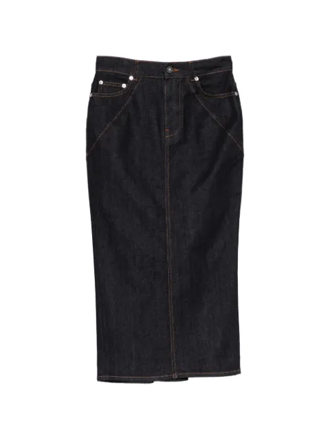 Givenchy seam midi skirt Blue BW410M517S