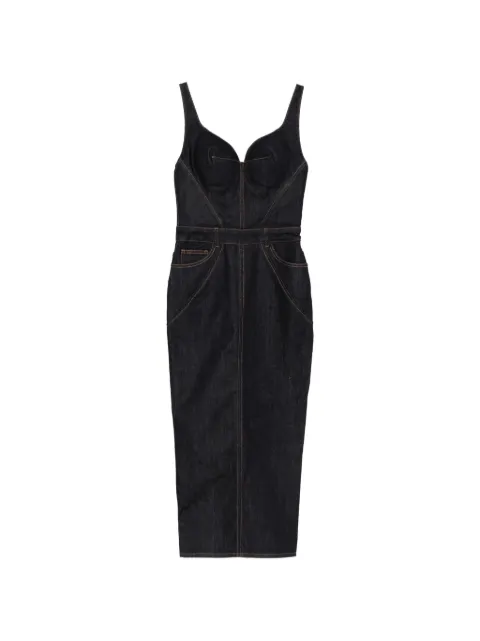 Givenchy pocket denim midi dress Blue BW22RX517S