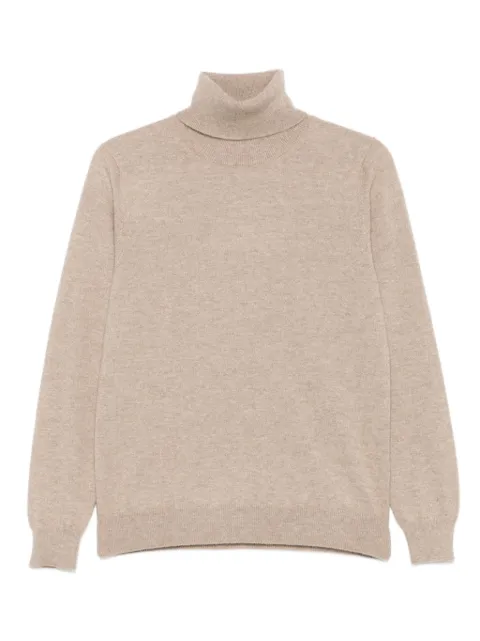 Malo turtleneck cashmere sweater Neutrals DXC196F1K02