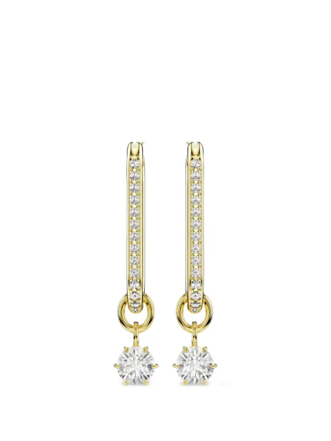 Swarovski Constella embellished earrings Gold 5728587