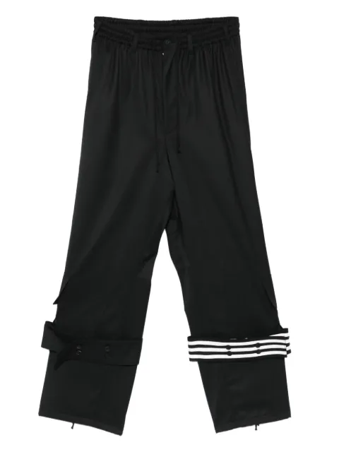 Y-3 elastic-waist track pants Black JX7297