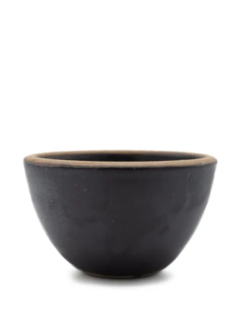 Incausa Stoneware Smudge large bowl (11 cm) Black BWLBLACKL