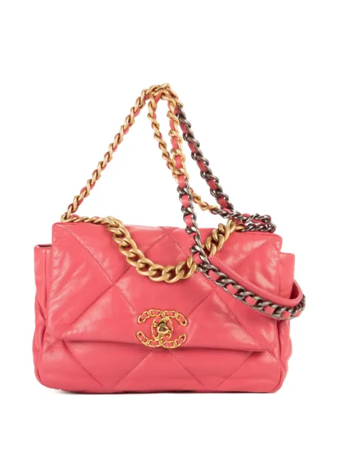 CHANEL Pre-Owned Chanel 19 shoulder bag Pink 29168574