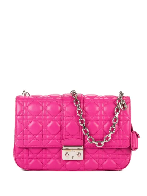 Christian Dior Pre-Owned 2010s quilted chain bag Pink 18MA1102