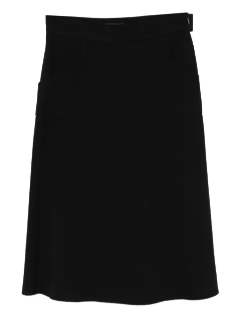 agnès b. a-line midi skirt Black O846U092