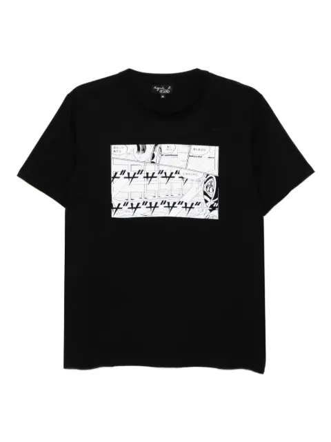 agnès b. x Yuichi Yokoyama printed T-shirt Black EAI1SFJ9
