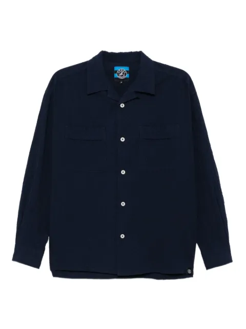 SPORT b. by agnès b. seersucker shirt Blue C691QUB5