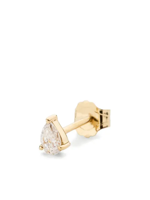 We by WHITEbIRD 18K yellow gold Pear diamond earring Gold WBBOPOIREOJDIA