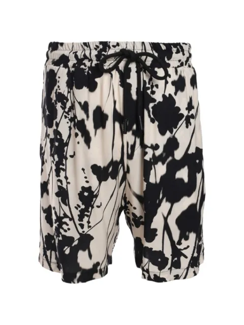 Gaëlle Paris floral-print bermuda shorts Neutrals GAABM01322