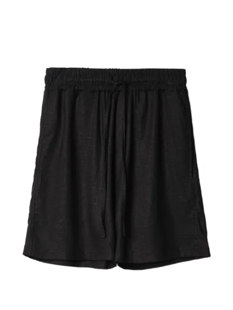 HINNOMINATE drawstring-fastening bermuda shorts Black HMABM01350