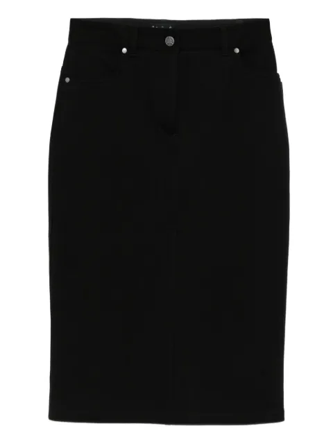 agnès b. straight-cut skirt Black I449J617