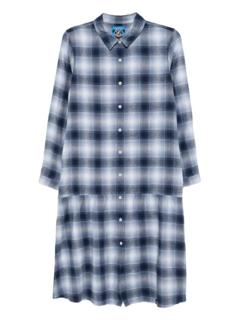 SPORT b. by agnès b. checkered-print dress Blue R522QC0E
