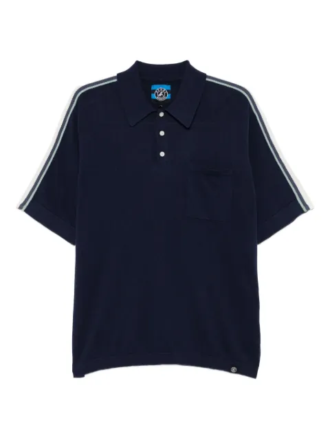 SPORT b. by agnès b. knitted polo shirt Blue 1678QL16