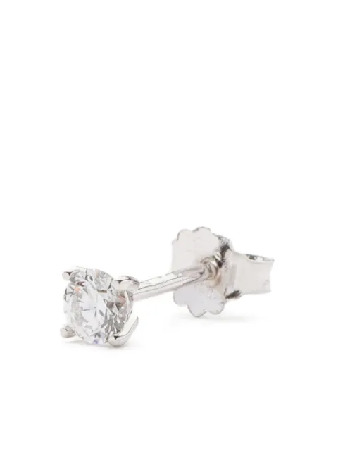 We by WHITEbIRD 18K white gold Solitaire diamond earring Silver WBST4GOGDIA