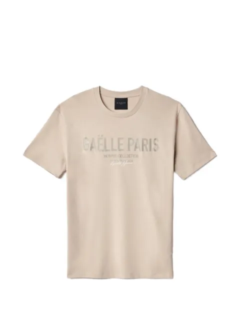 Gaëlle Paris logo T-shirt Neutrals GAABM01376