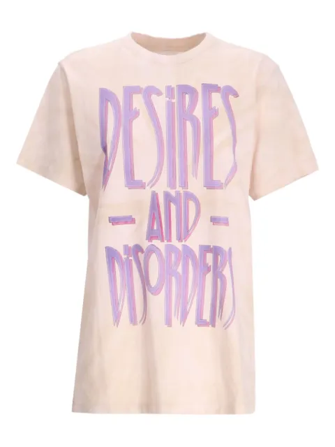 MARANT ÉTOILE cotton T-shirt Neutrals TS0147FAC3N06E