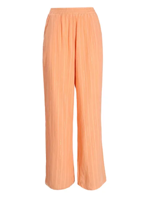 Devotion striped cotton trousers Orange 025405G