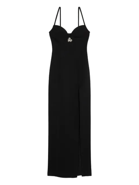Blumarine crystal-embellished maxi dress Black 4A394A