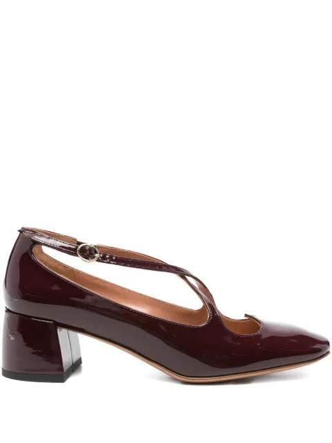 A.Bocca Two for Love cross-strap pumps Red AB2019LO