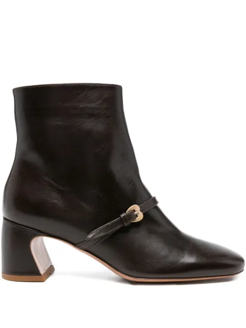 A.Bocca buckle-strap boots Brown AB3031CC
