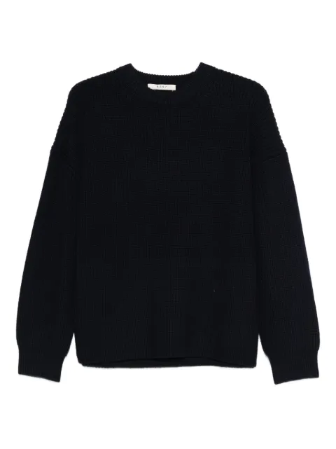 6397 ribbed crew-neck sweater Blue NSW355