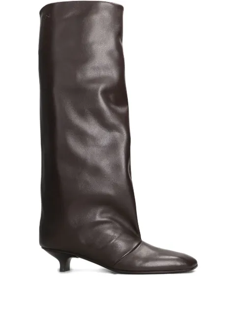 Vicini square-toe boots Brown V580008
