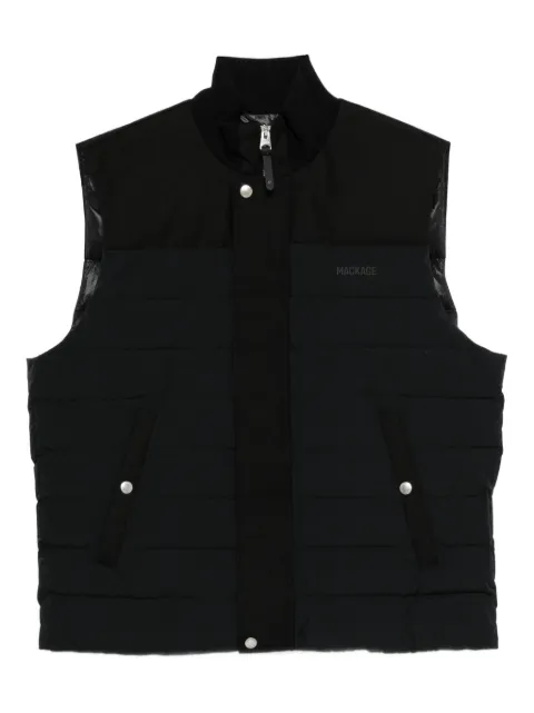 Mackage quilted-sleeveless waistcoat Black P003296