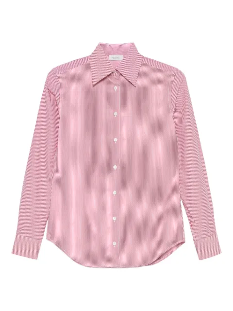 Mazzarelli Gea striped button-down shirt Red GEAC45