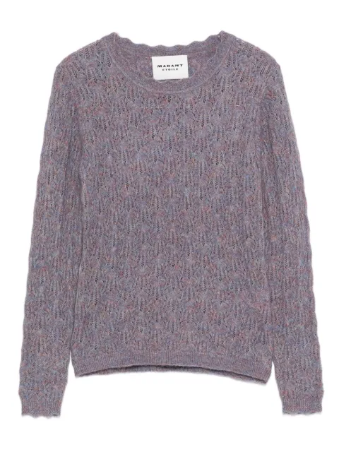 MARANT ÉTOILE Obeline round-neck sweater Blue PU0726FAC3L08E