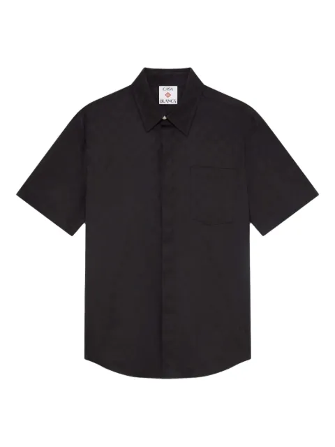 Casablanca short-sleeve shirt Black MAW25SH211
