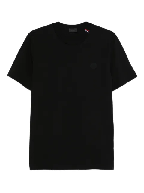 Moncler stripe-detail short-sleeve T-shirt Black L20918C0003689AYW
