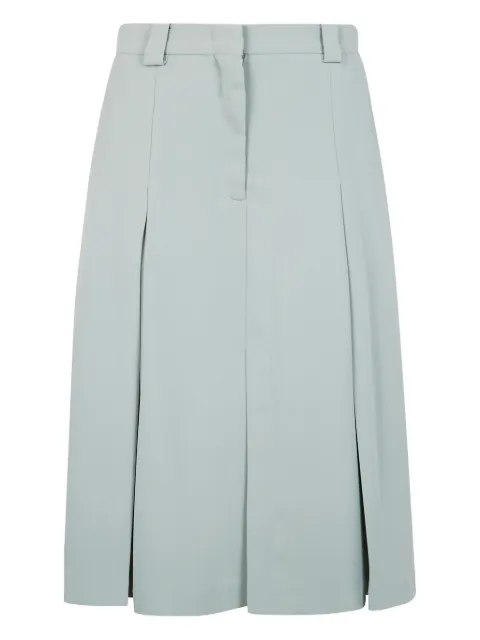 Nº21 pleated midi skirt Green C0615159