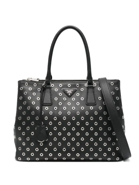 Prada eyelet tote bag Black 1BA2742AIXF0002