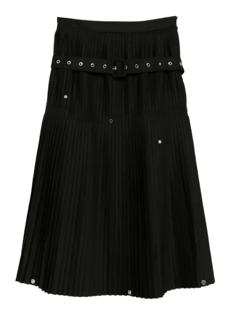 Rokh pleated overturn skirt Black R2CA202TM