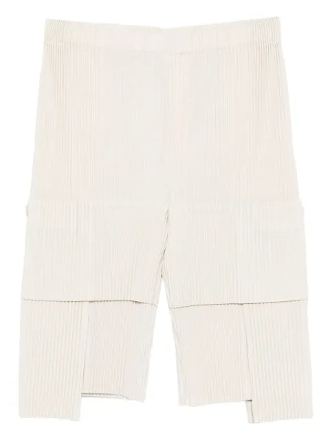 Homme Plissé Issey Miyake multi-pocket shorts Neutrals HP58JF237