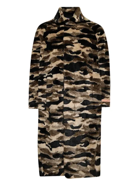 PDF camouflage-pattern coat Brown DFM09016TM012NWASH