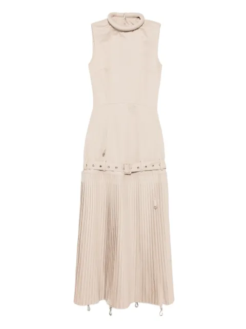 Rokh Overturn dress Neutrals R6CA342CM