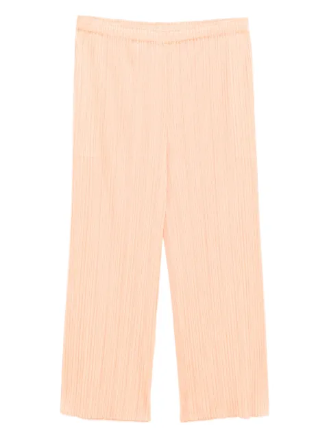 Pleats Please Issey Miyake MC August trousers Orange PP58JF125